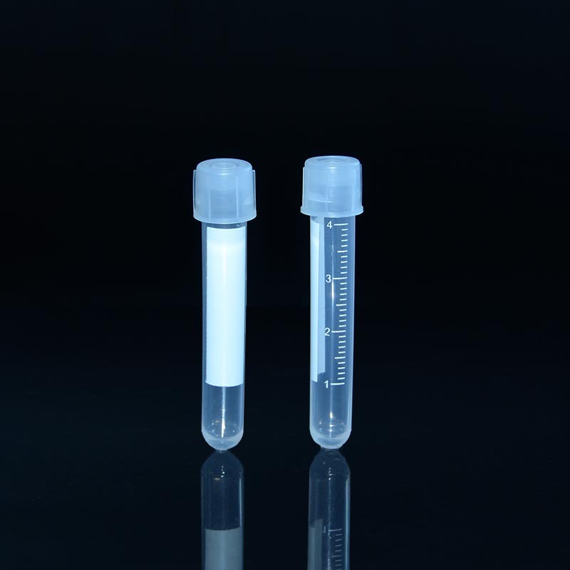 Round Bottom 4ml PP Tubes with Screw Cap
